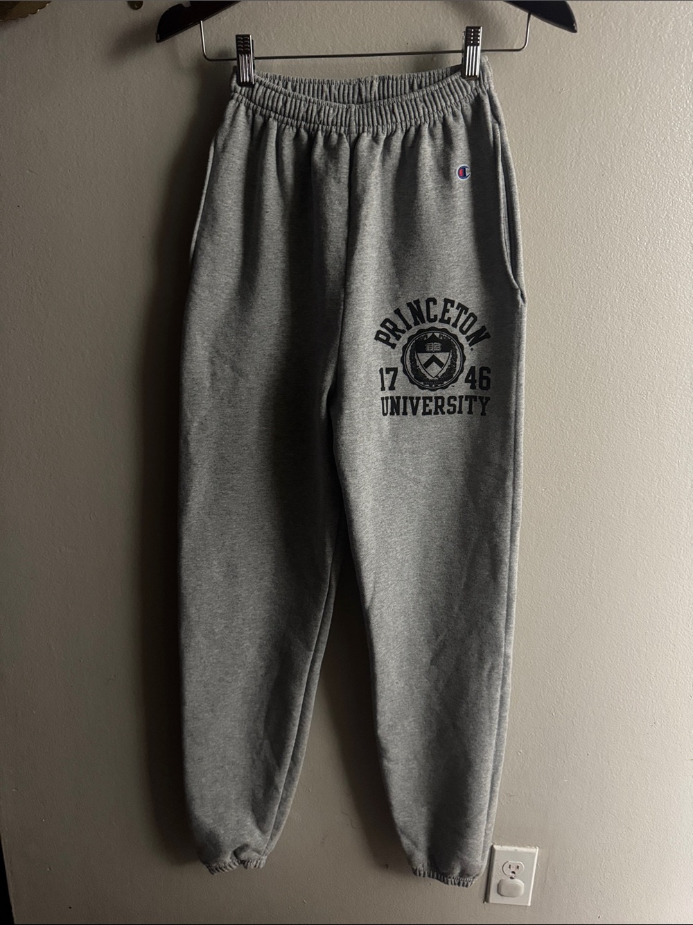 Champion Gray Princeton University Sweatpants